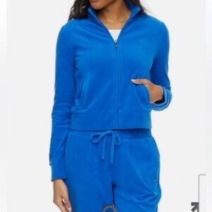 Juicy By Juicy Couture Tracksuit ~ Jacket & Pants Set ~ in Royal Blue
